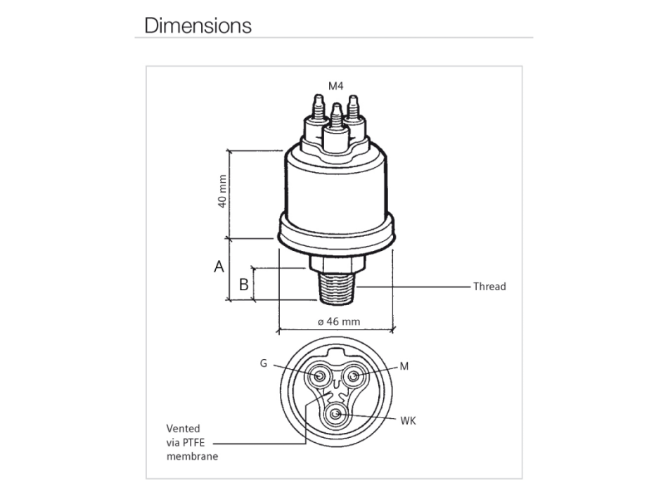 10 BAR - 1/8-27NPTF - CON ALLARME A 0,8 BAR