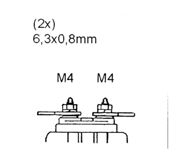 10 BAR - 1/8-27NPTF - PER 2 INDICATORI