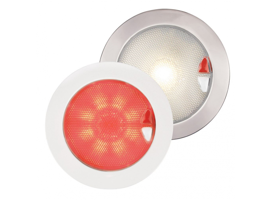 ACCIAIO INOX - LUCE BIANCA CALDA/ROSSA