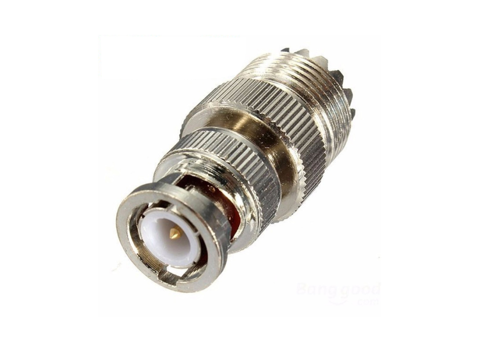 ADATTATORE PL259 FEMMINA A BNC MASCHIO