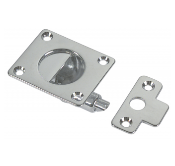 ALZAPAGLIOLO E FERMA PORTA OTTONE CROMATO A SCATTO