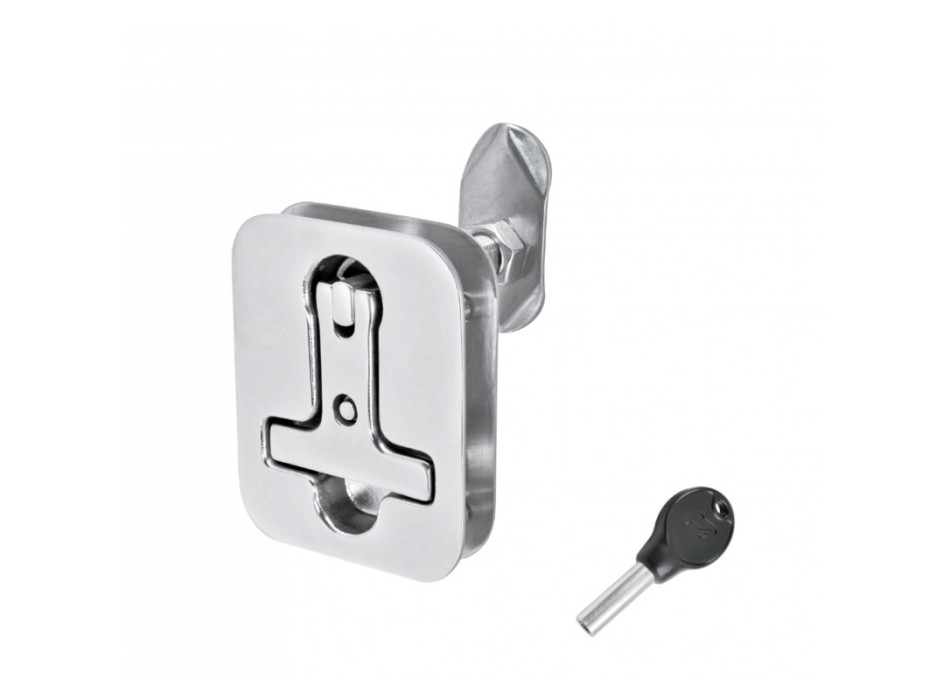 ALZAPAGLIOLO INOX CON CHIAVE