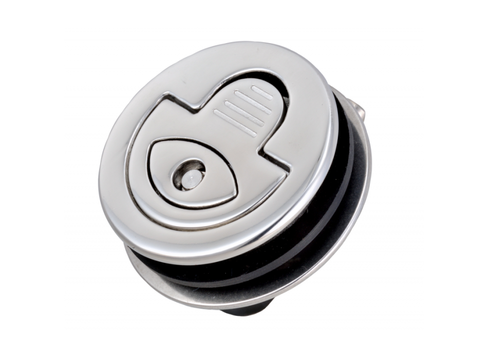 ALZAPAGLIOLO INOX CON CHIAVE