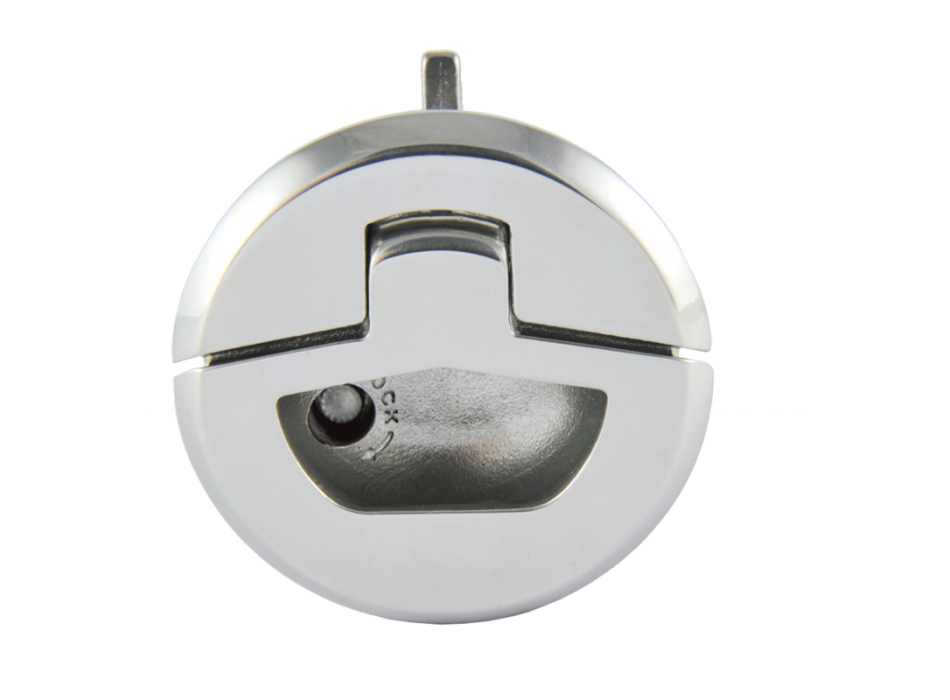 ALZAPAGLIOLO INOX CON CHIAVE