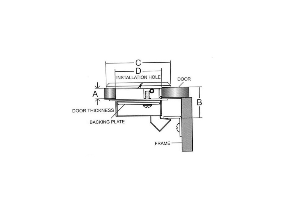 ALZAPAGLIOLO INOX SENZA CHIAVE