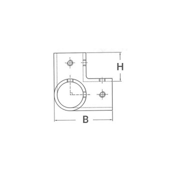 ANGOLARE A 90° Ø MM.25