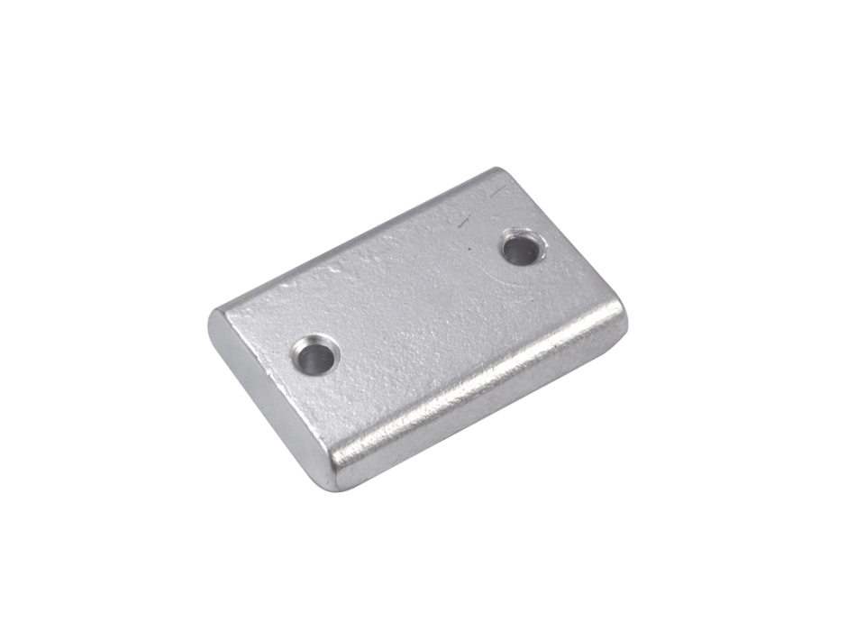 ANODO RETTANGOLARE  IN ZINCO MM.130x50x17