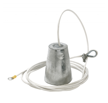 ANODO SOSPESO IN ZINCO