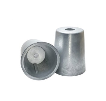 ANODO ZINCO OGIVA CONICA Ø45 MM