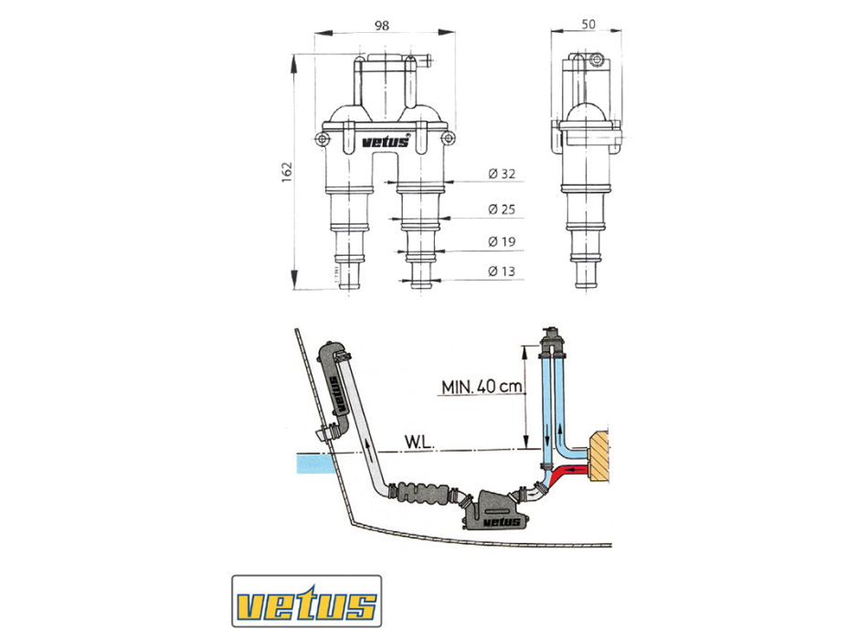 ANTISIFONE CON VALVOLA