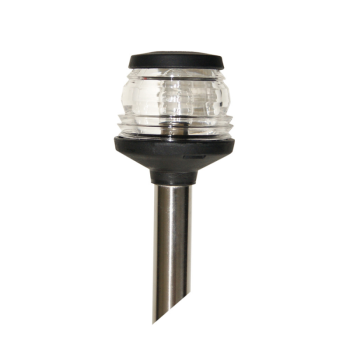 ASTA CON BASE A PARETE FANALE NERO