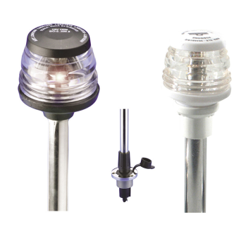 ASTA CON BASE AD INCASSO FANALE BIANCO