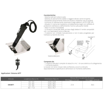 ATTUATORI ELETTRICI MTT MM.301 12V.