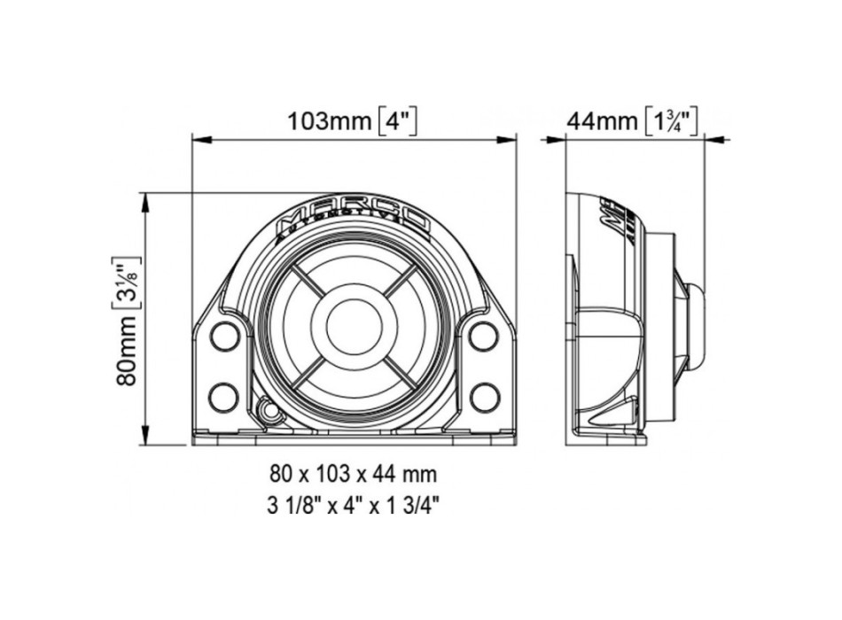 AVVISATORE BK/2 105 DB
