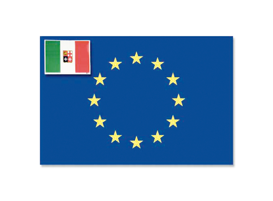 BANDIERA ADESIVA EUROPA CM.11X16