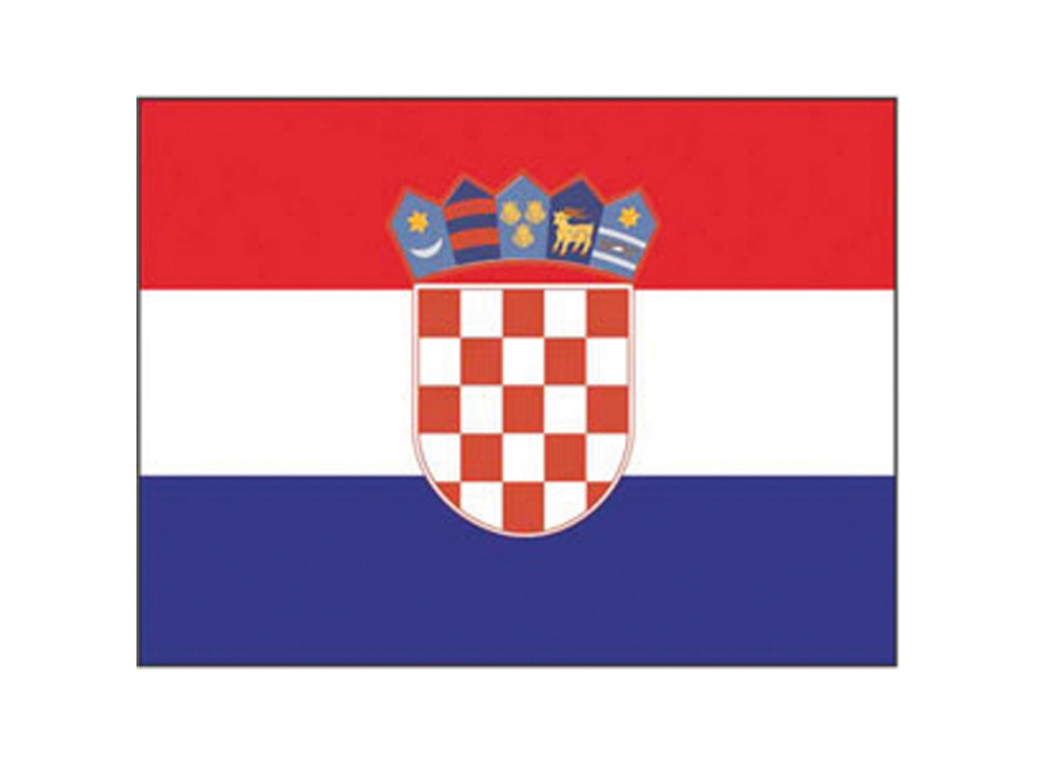 BANDIERA CROAZIA CM.30X45