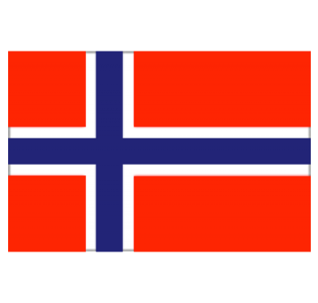 BANDIERA NORVEGIA CM.20X30