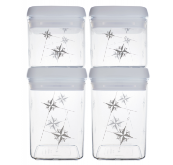 BARATTOLI DA CUCINA SET 4 PEZZI