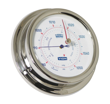 BAROMETRO IN ACCIAIO INOX