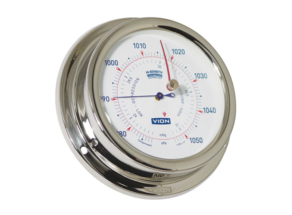 BAROMETRO IN ACCIAIO INOX