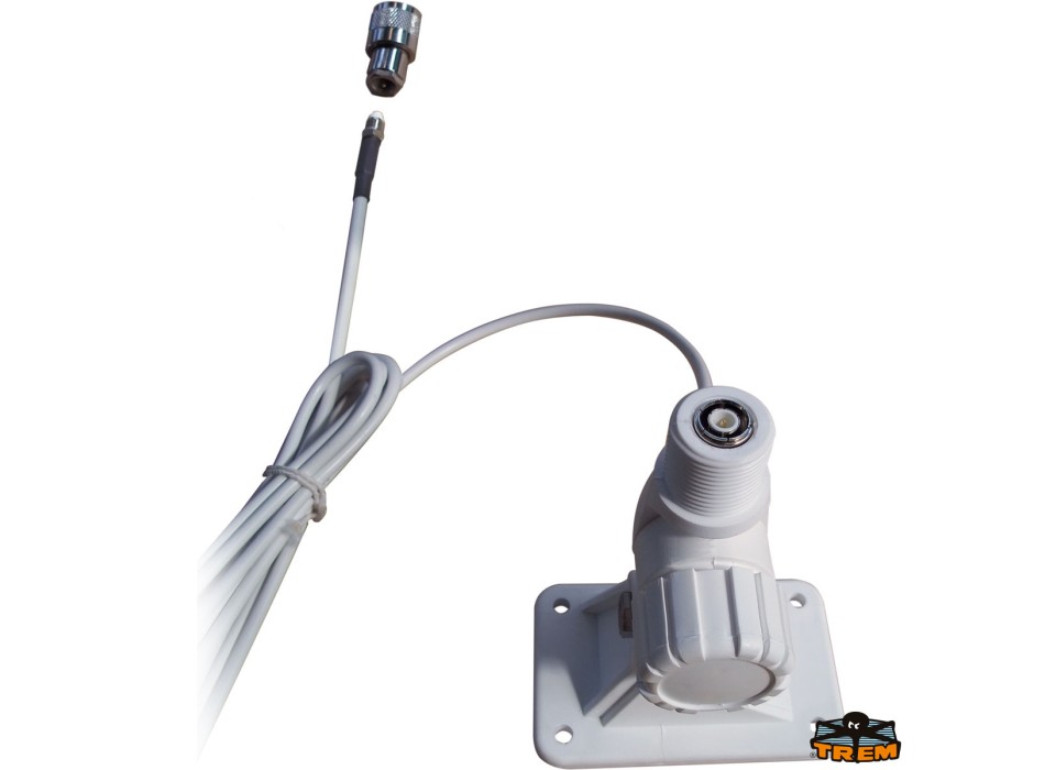 BASE ANTENNA DOPPIO SNODO CON ATTACCO FAST FIT