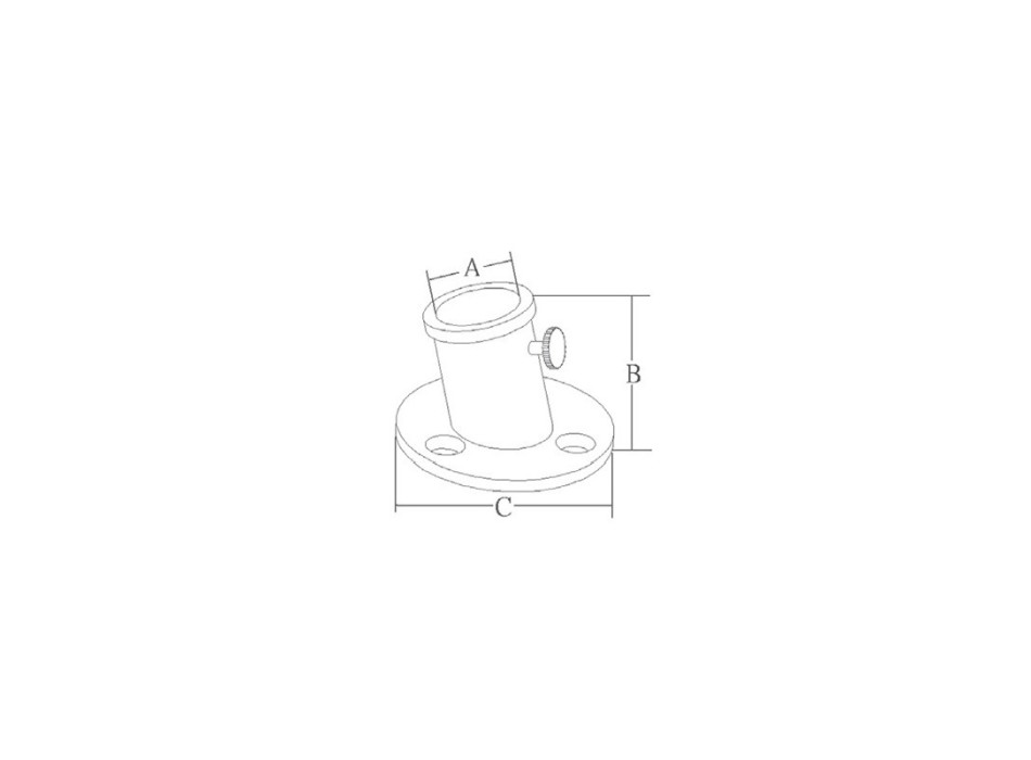 BASE PER ASTE Ø MM.25