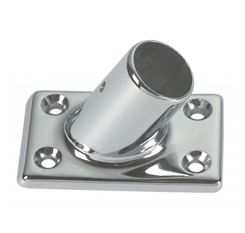 BASE RETTANGOLARE A 60°Ø MM.22