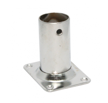 BASE RETTANGOLARE A 90° Ø MM.22