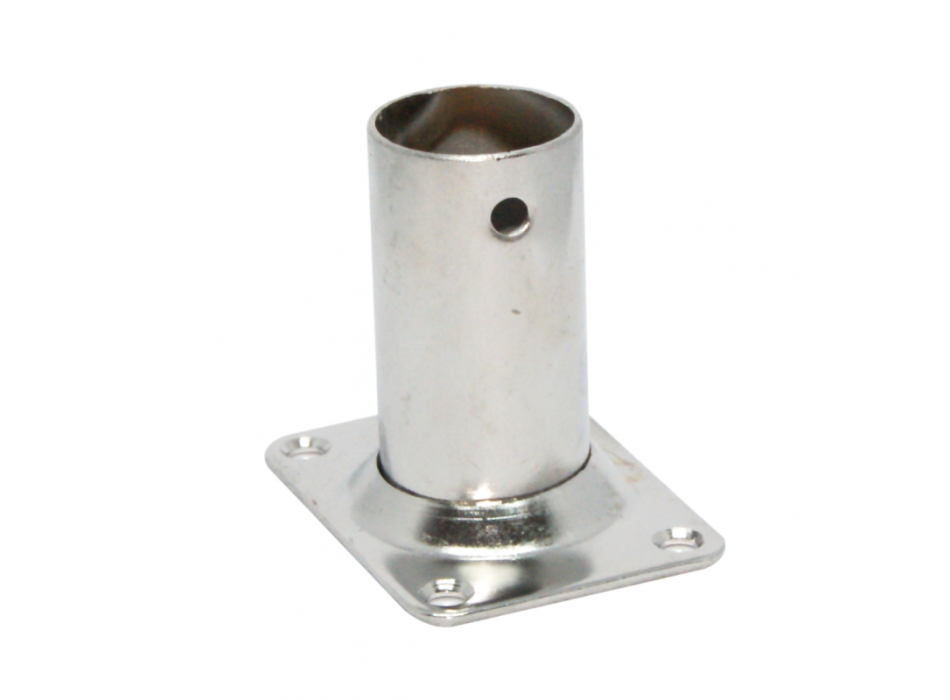 BASE RETTANGOLARE A 90° Ø MM.22