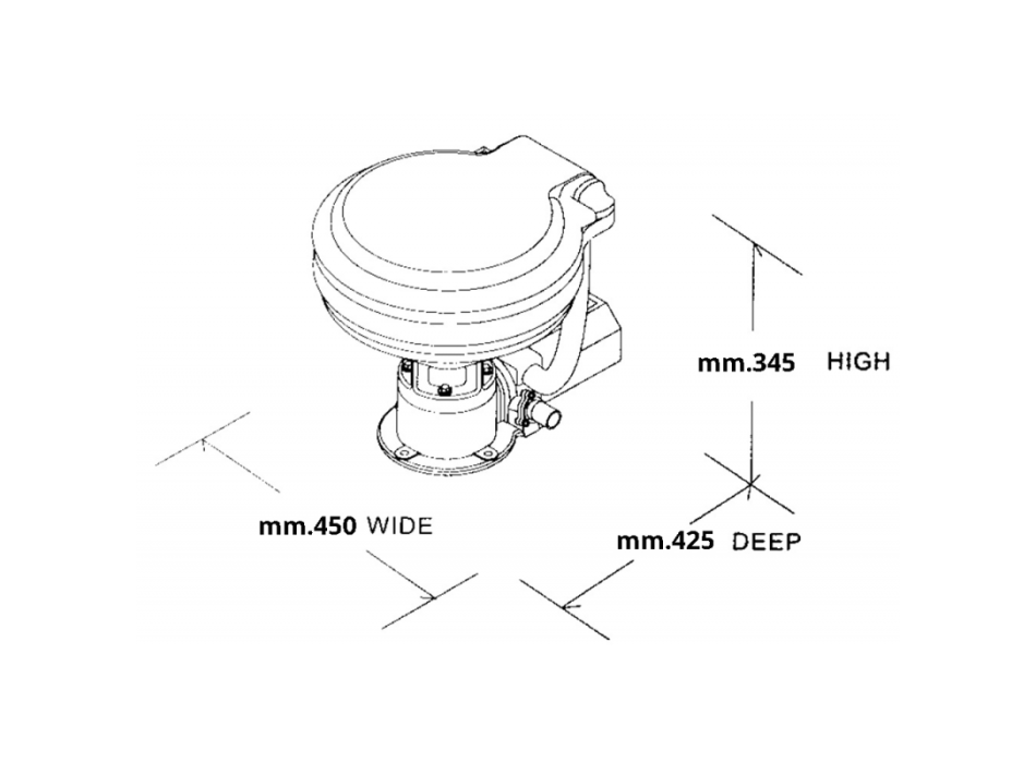 BASE RICAMBIO WC 2424803