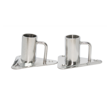 BASI INCLINATE A 6°PER CANDELIERI Ø MM.25