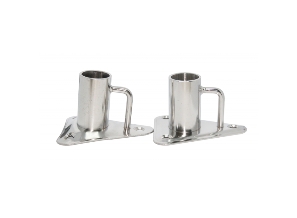 BASI INCLINATE A 6°PER CANDELIERI Ø MM.25