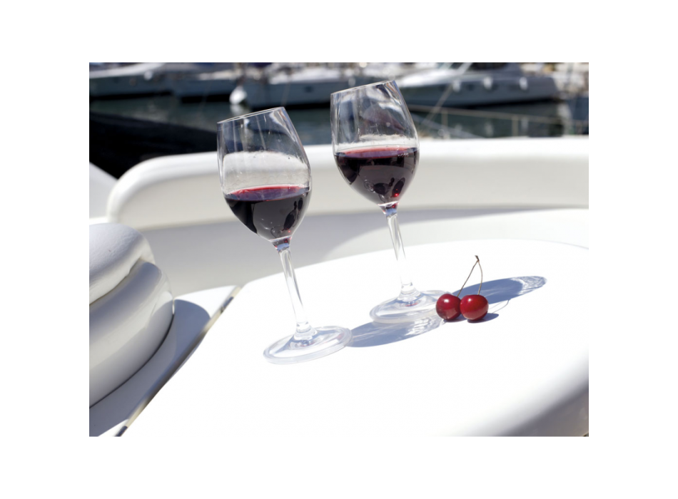 BICCHIERI VINO Ø CM 5,5 X 21,3H - SET 6 PEZZI