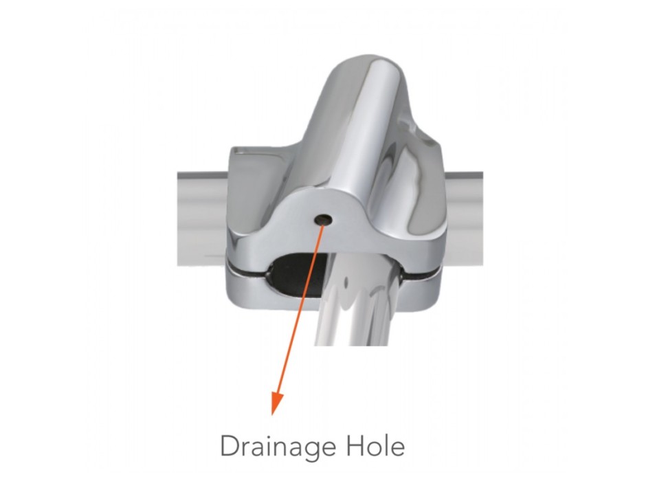 BOCCOLA DI FISSAGGIO SU TUBO DESTRA