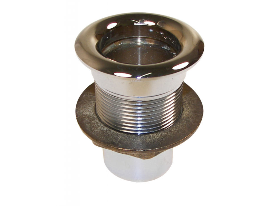 BOCCOLA PASSANTE IN OTTONE CROMATO