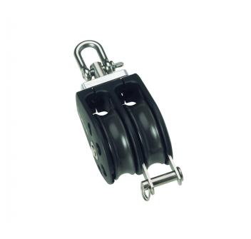 BOZZELLO DOPPIO GIREVOLE CON ARRICAVO - CIMA MAX Ø MM. 8