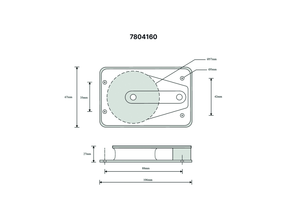 BOZZELLO FISSAGGIO IN PIANO CIMA MAX Ø MM.12