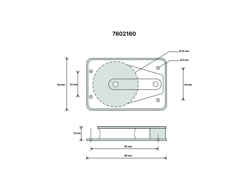 BOZZELLO PIANO - CIMA MAX Ø MM. 8
