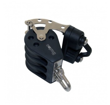 BOZZELLO TRIPLO GIREVOLE CON ARRICAVO E STROZZASCOTTE - CIMA MAX Ø MM. 10