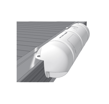 BUMPER DRITTO BIANCO Ø CM.18 X 40