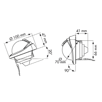 BUSSOLA BIANCA AD INCASSO