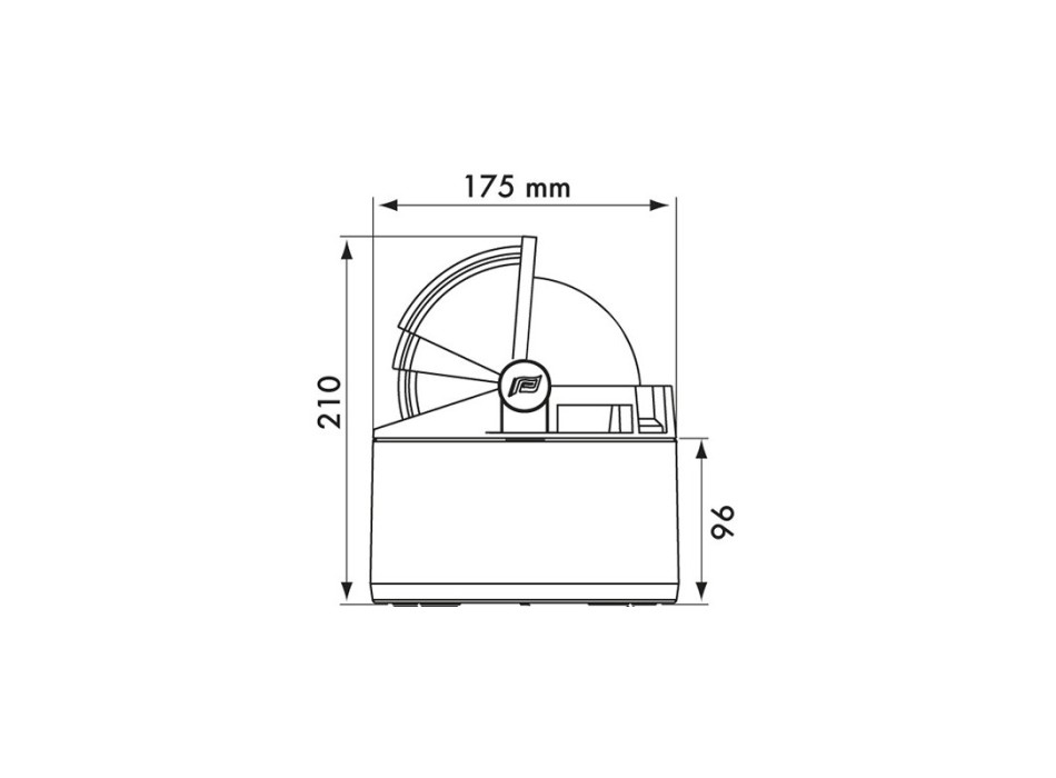 BUSSOLA BIANCA CON ROSA ROSSA E CHIESUOLA