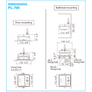 BUSSOLA ELETTRONICA PG700