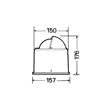 BUSSOLA NERA  ALTA VELOCITA' GRADUAZIONE 5°