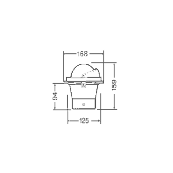BUSSOLA NERA  ALTA VELOCITA' GRADUAZIONE 5°