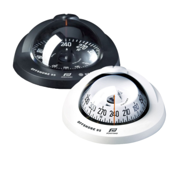 BUSSOLA NERA CON ROSA CONICA NERA