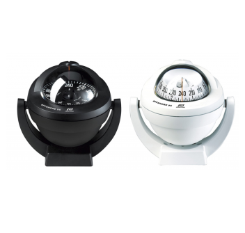 BUSSOLA NERA CON ROSA CONICA NERA