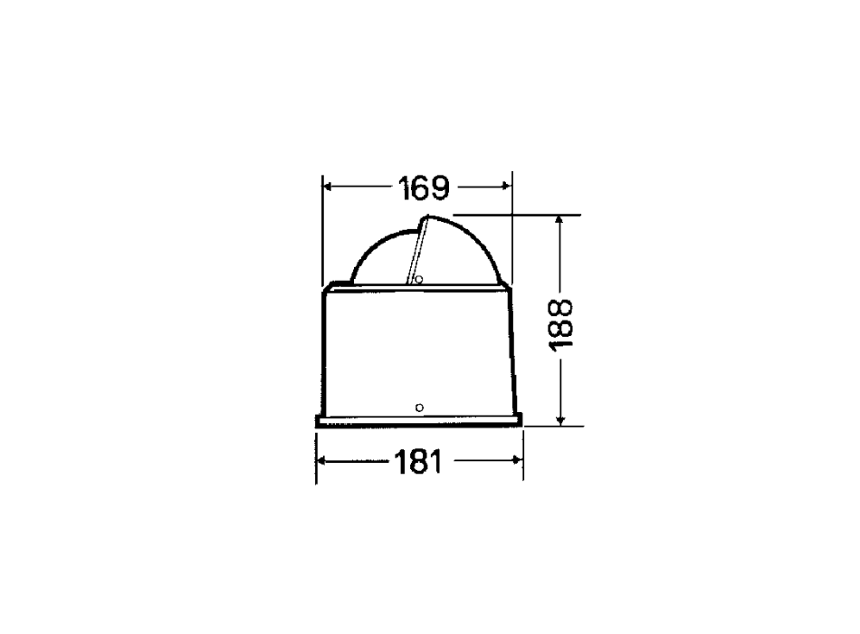 BUSSOLA NERA  GRADUAZIONE 2° CON CERTIFICATO Ri.Na