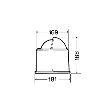 BUSSOLA NERA GRADUAZIONE 5°
