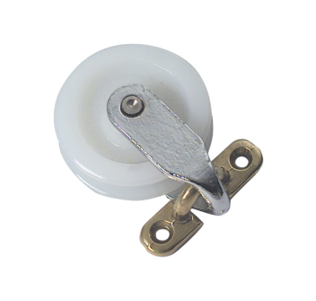 CARRUCOLA IN NYLON E OTTONE OSCILLANTE